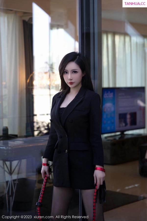   [XiuRen]高清写真图 2023.02.21 No.6294 大琪琪Emily 新人黑丝第9张图片